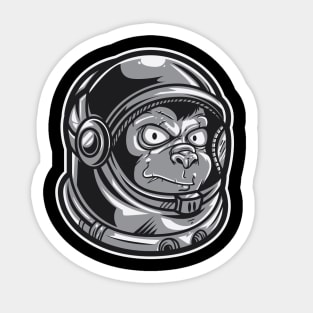 Monkey astronaut Sticker